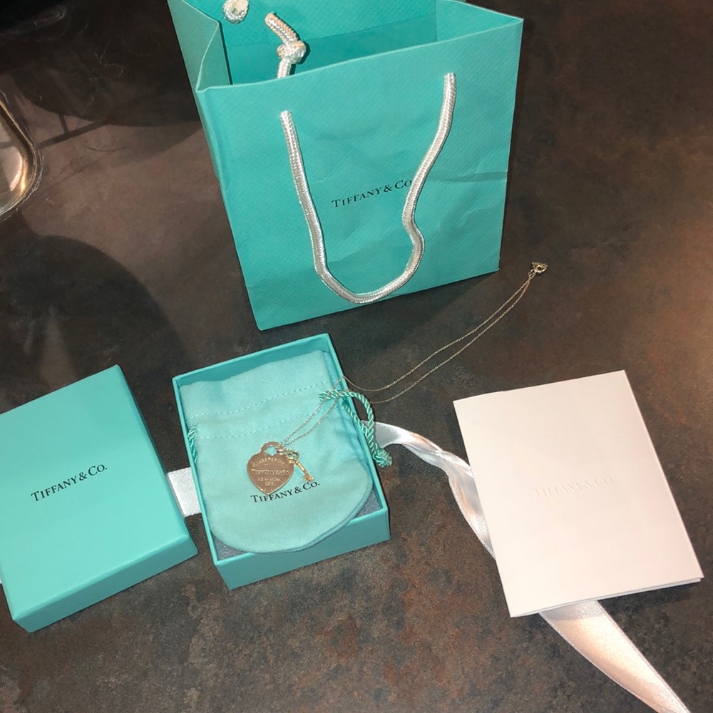 Tiffany necklace on a 16 inch chain